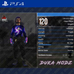 Conta Gta Ps4 – Level 120 / $200 Milhões / Trajes Mods / Habilidades Full / Propriedades Compradas